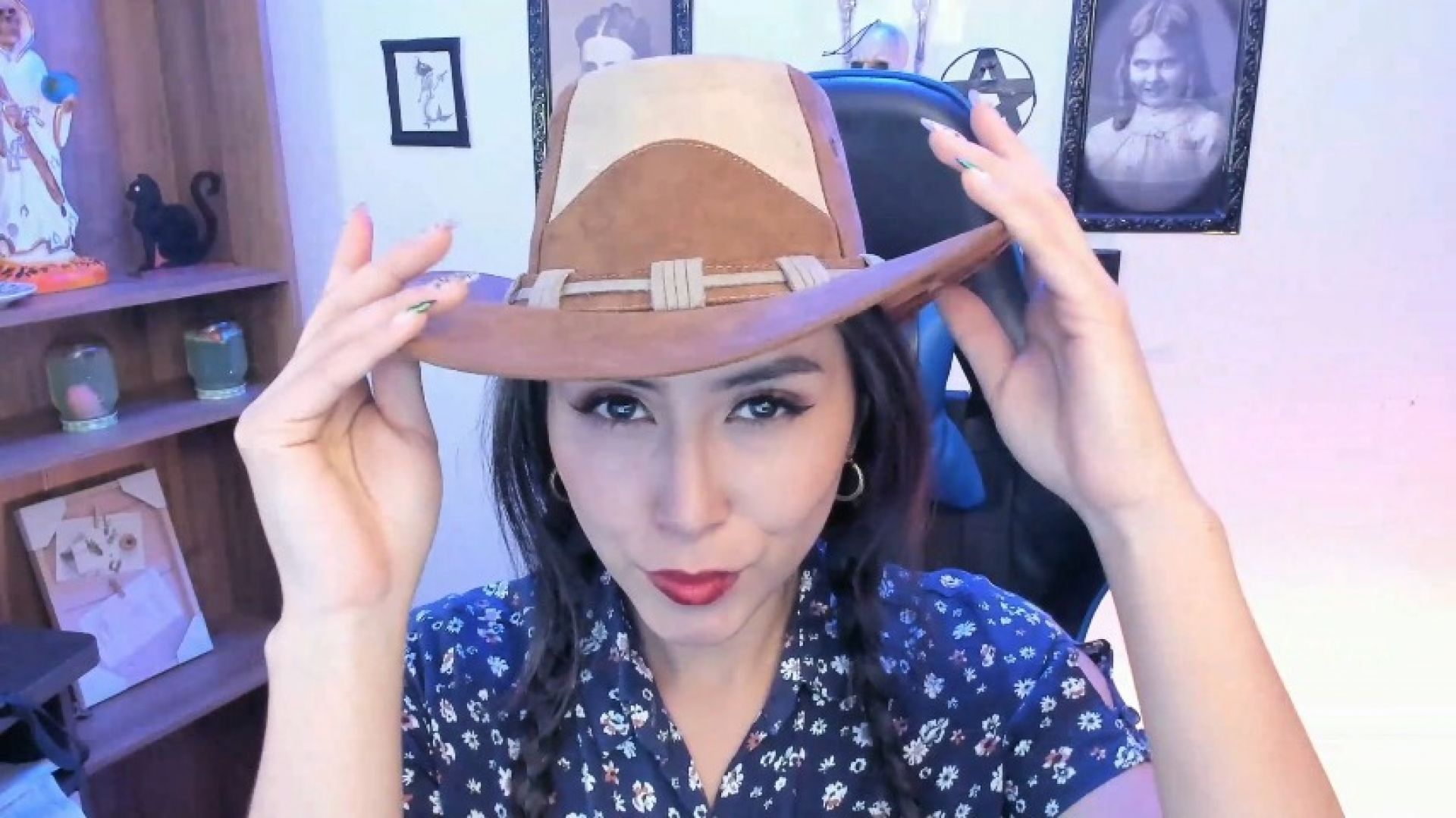 Your cowgirl is watching you