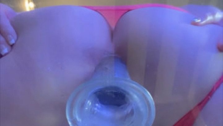 Anal Dildo Ride Upskirt POV