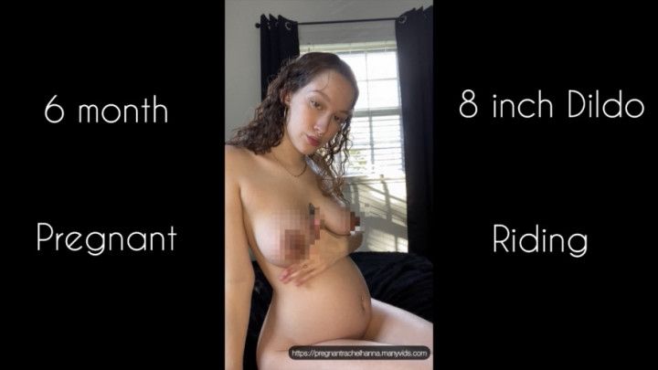 Pregnant 8-inch Dildo Riding