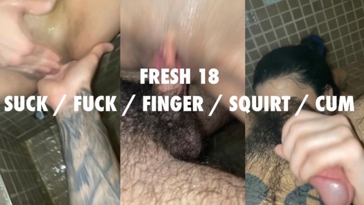 Fucks 18y/o Pussy &amp; Face ~ Squirting and Cum