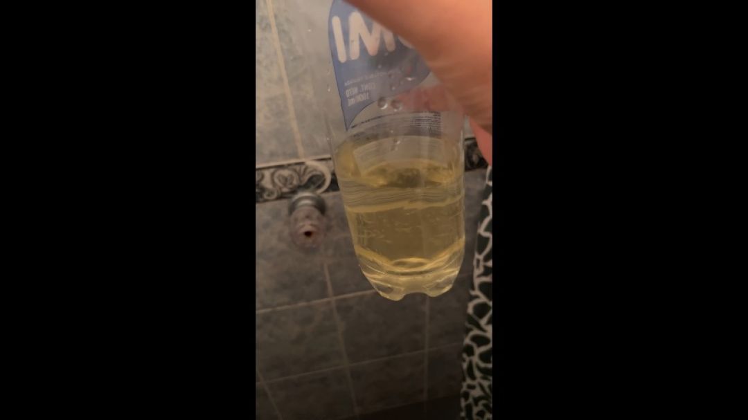 accumulating pee in a bottle