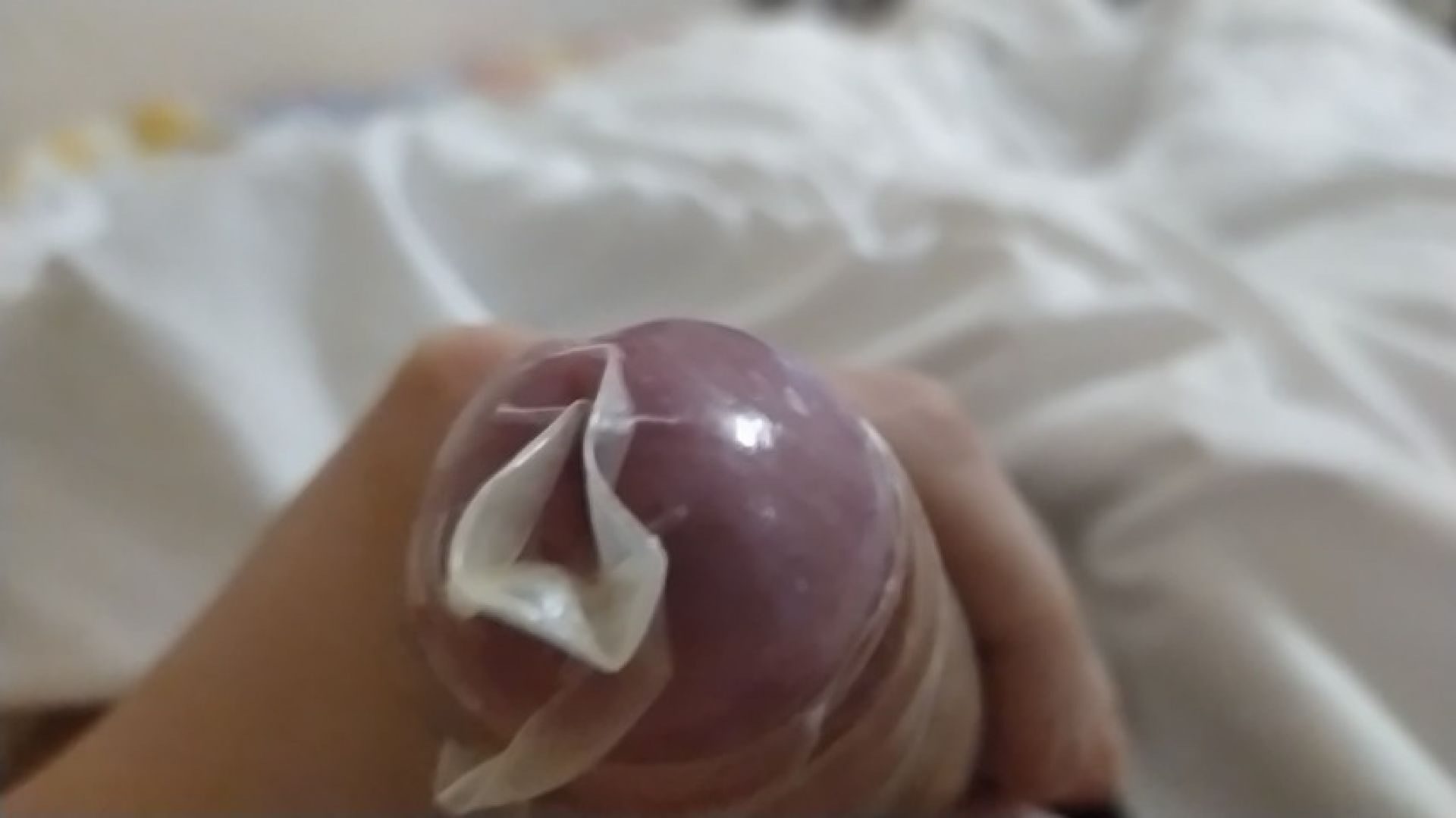 18yo Trans Girl Pam Fucks a Toy with a Dirty Used Condom