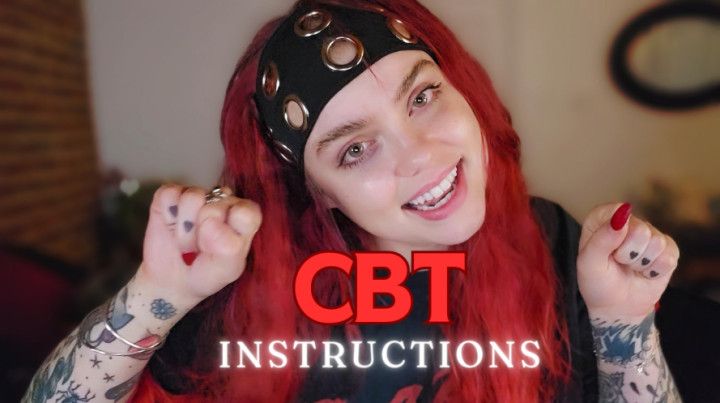 CBT Instructions