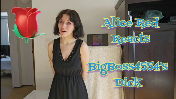 Alice Red Reacts #6 BigBoss4554's Dick