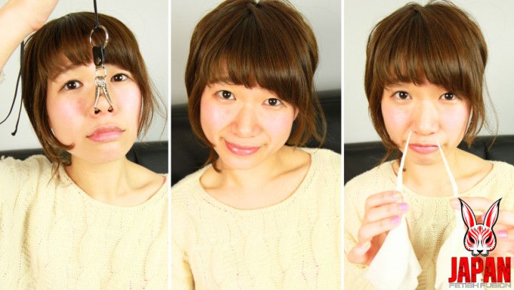 Amateur Series Cheerful MIKI shines your Nose &amp; Snot passion