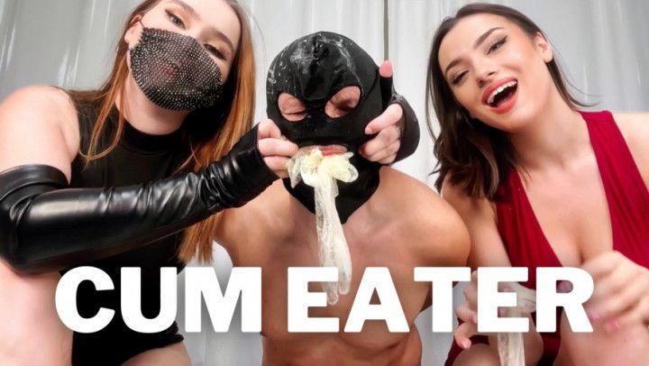 Double Domination: Slave Eats Alphas' Loads Of Cum