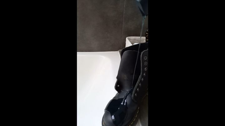 Dr. Martens Boots Size 3 Getting Ready To Take A Bath