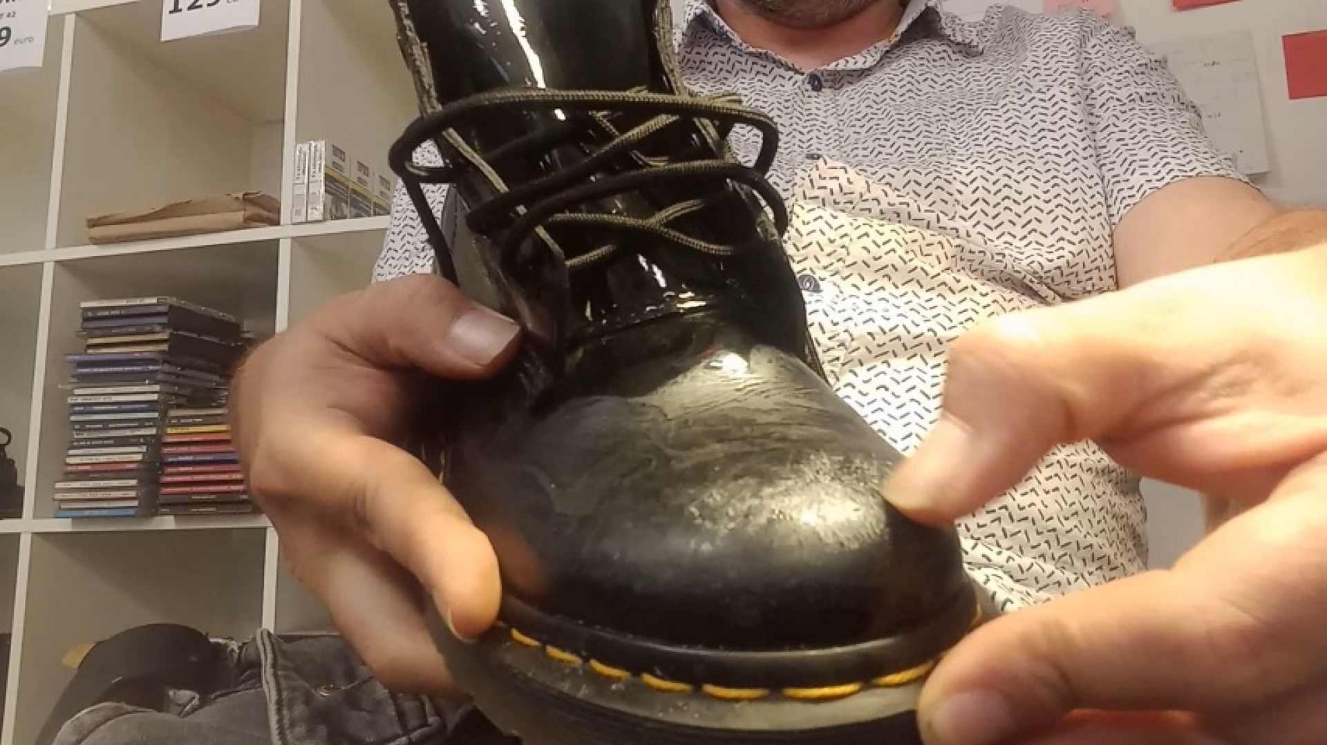 Cum/crush/destroy Hot Patent Dr. Martens Boots Part 004