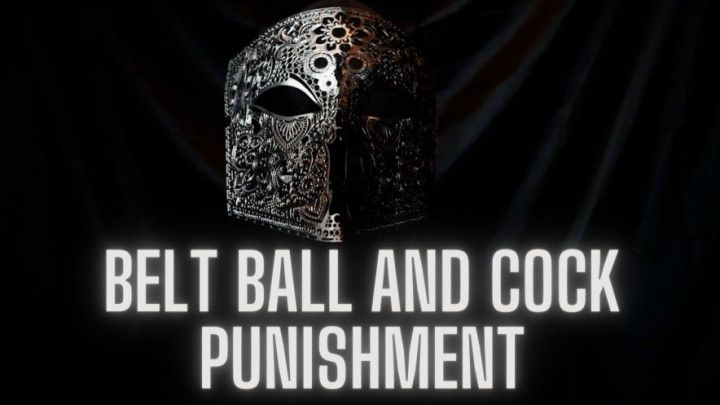 Belt Ball and Cock Punishment