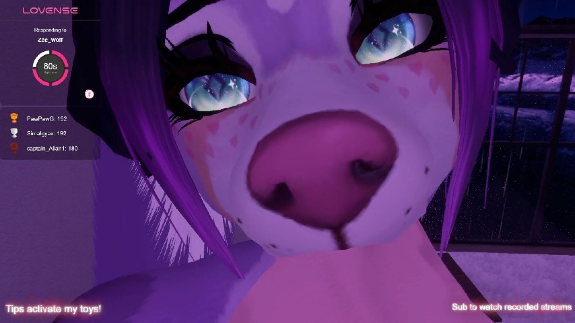 Furry Girl Gives you a Blow Job VRChat VTuber