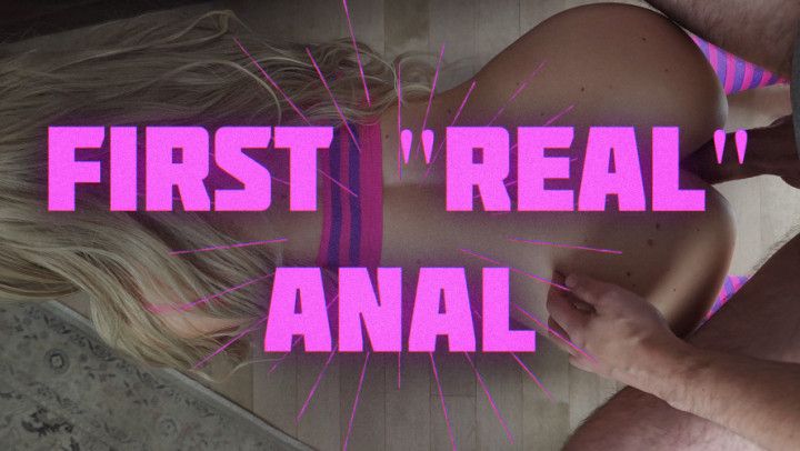 First real anal painal) fucking Kali Grace's amateur ass