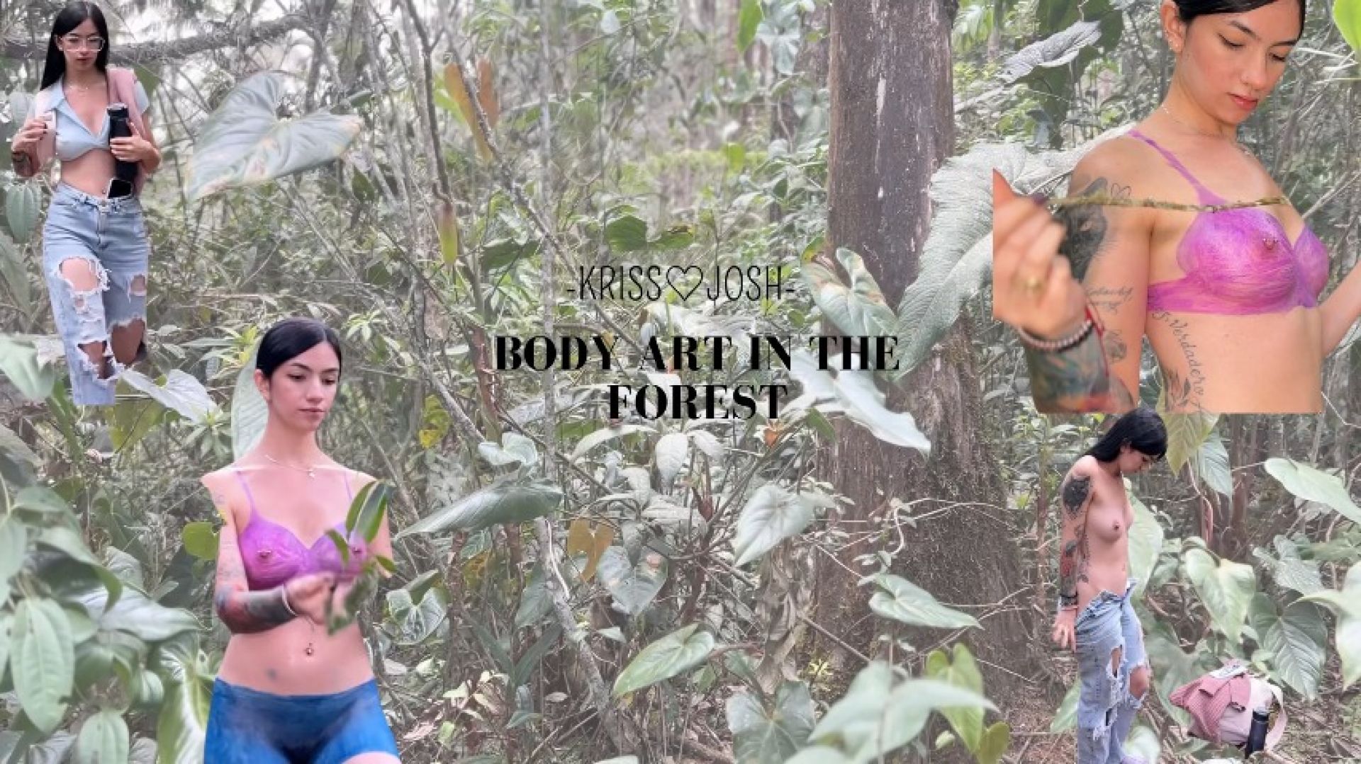 BODY ART IN THE FOREST