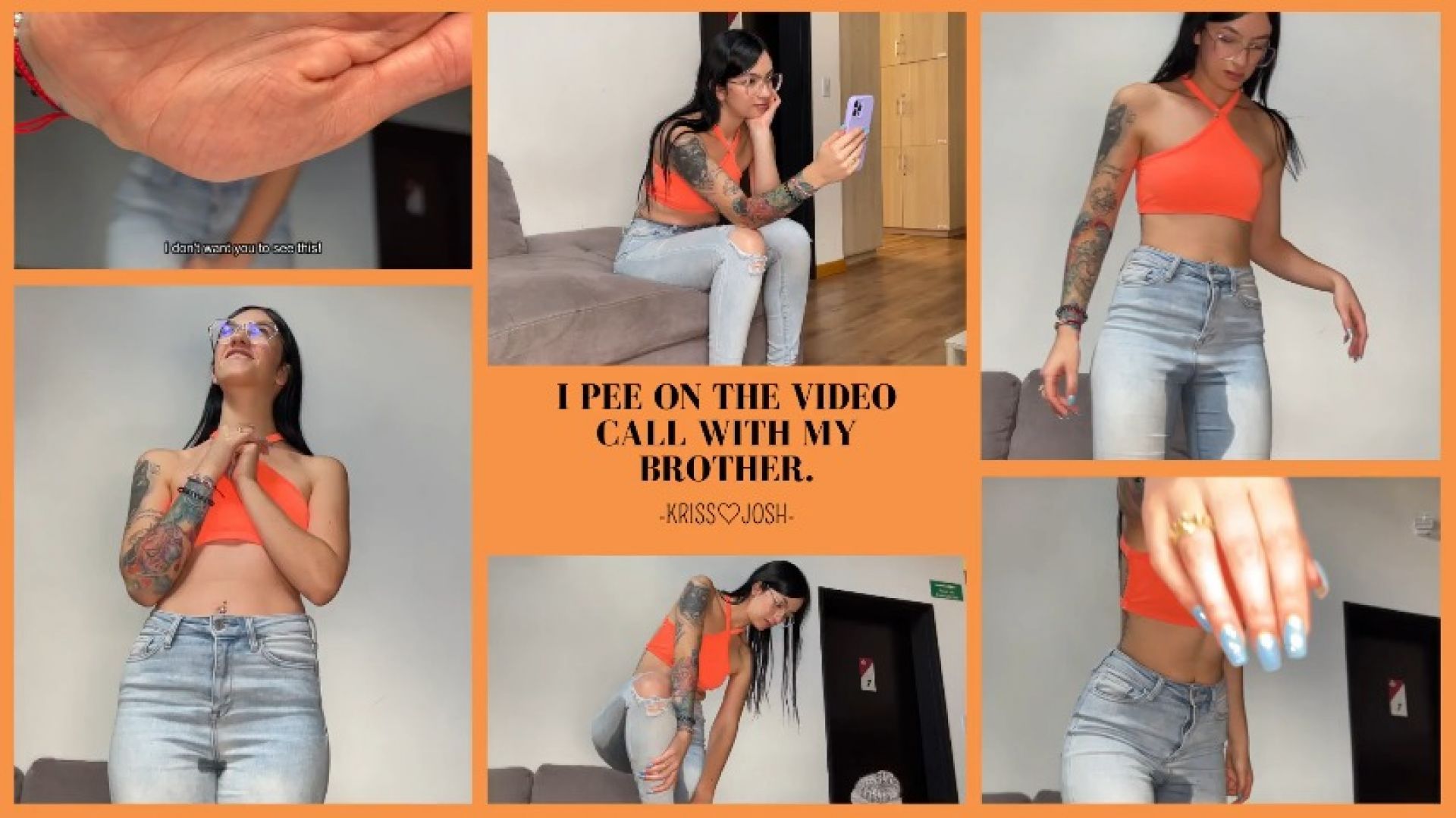 I PEE ON THE VIDEO CALL WITH MY BROTHER