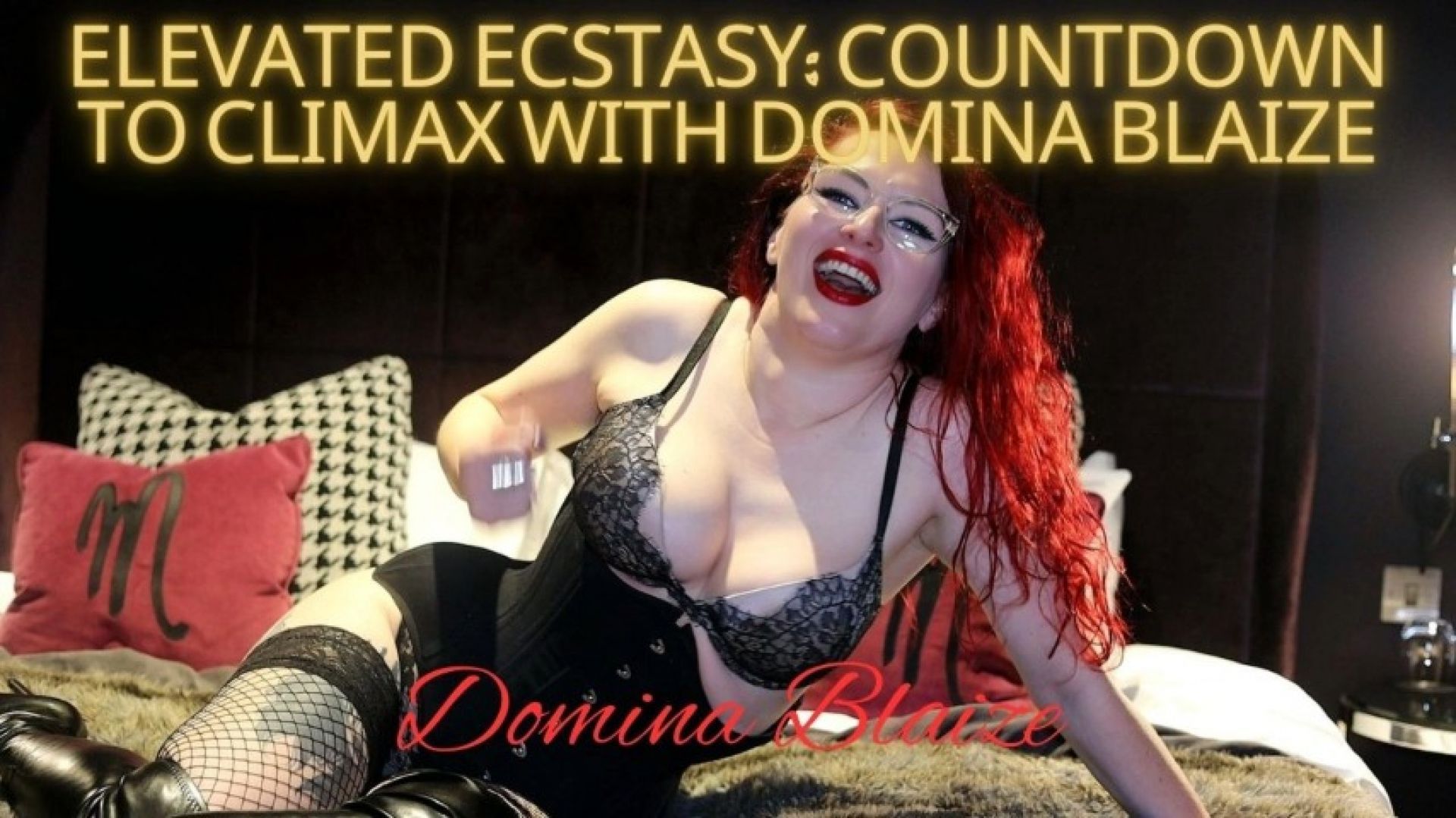 Elevated Ecstasy: Countdown to Climax with Domina Blaize