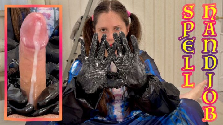 Magic Works: Handjob Girl Appears N Satisfies You in Gloves