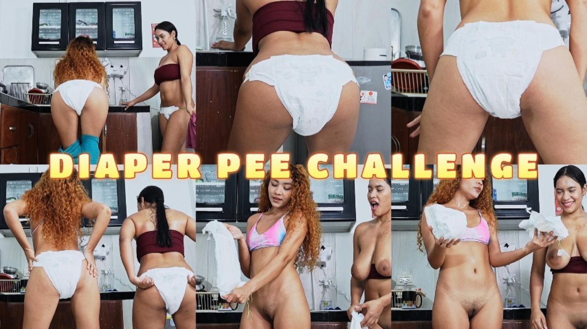 DIAPER PEE CHALLENGE GG