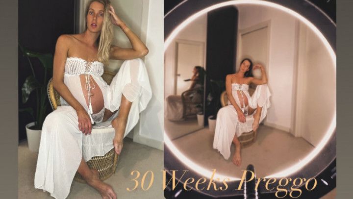 30 Weeks Pregnant and what a horny size queen