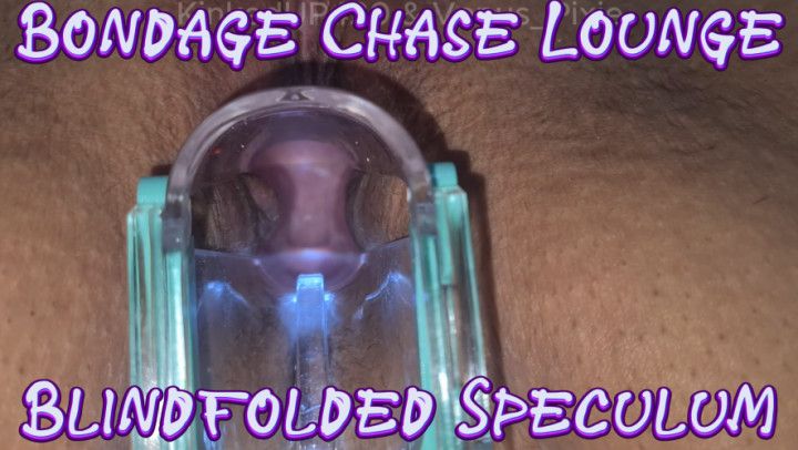 Tied Up Chase Lounge Blindfold Pussy Spreading With Speculum