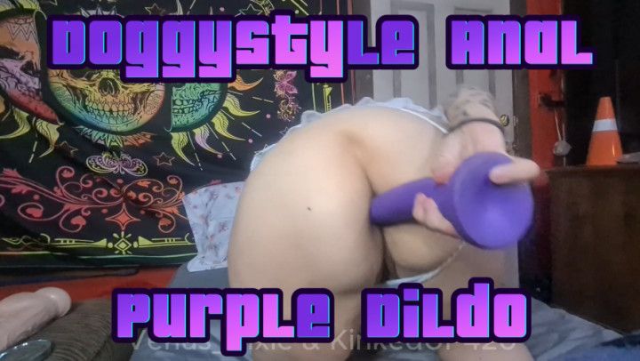 DoggyStyle Anal Dildo Masturbation