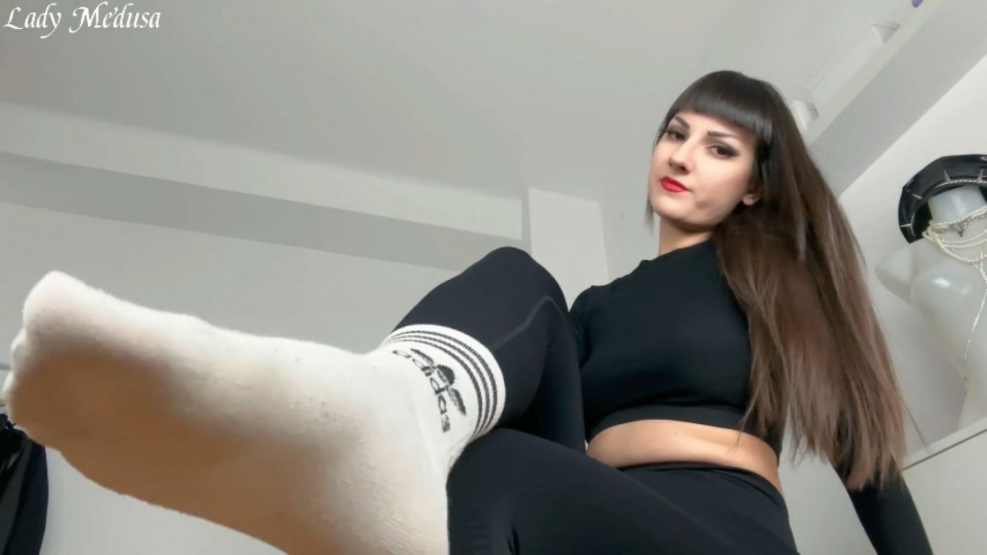 White socks worship POV