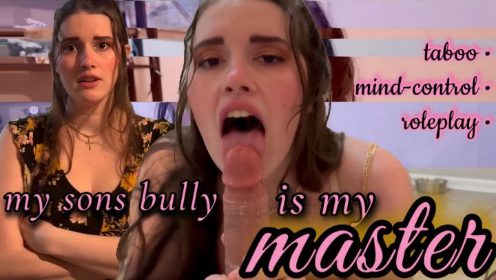 Mind Controlled Mommy Is a Slave For Sons Bully