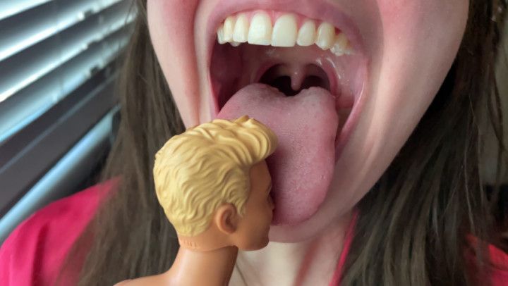 Giantess Face Licking Vore