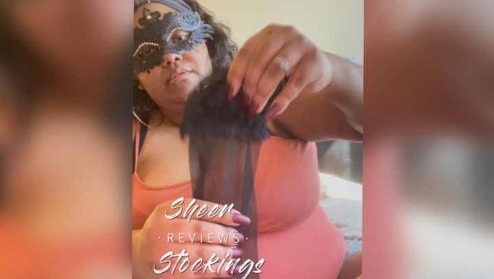 BBW Ebony reviews sheer stockings