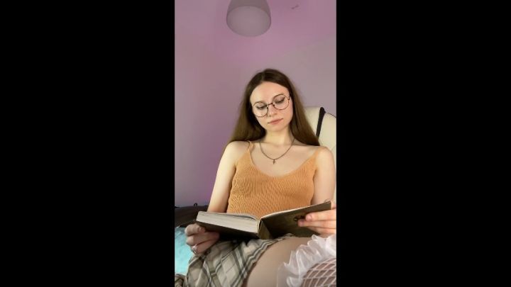 Reading a book