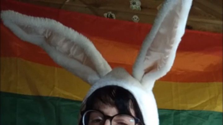 Silly dumb bunny hat