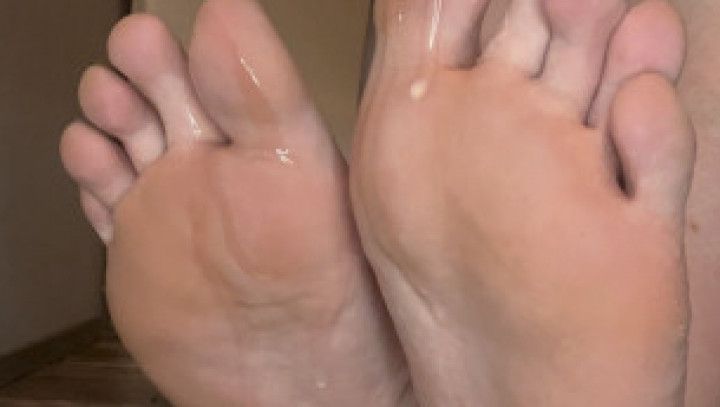 Drizzling Oil On My Soft Soles