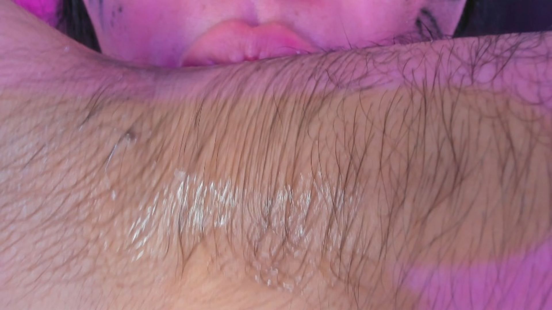 hairy arms licking  so hot mm