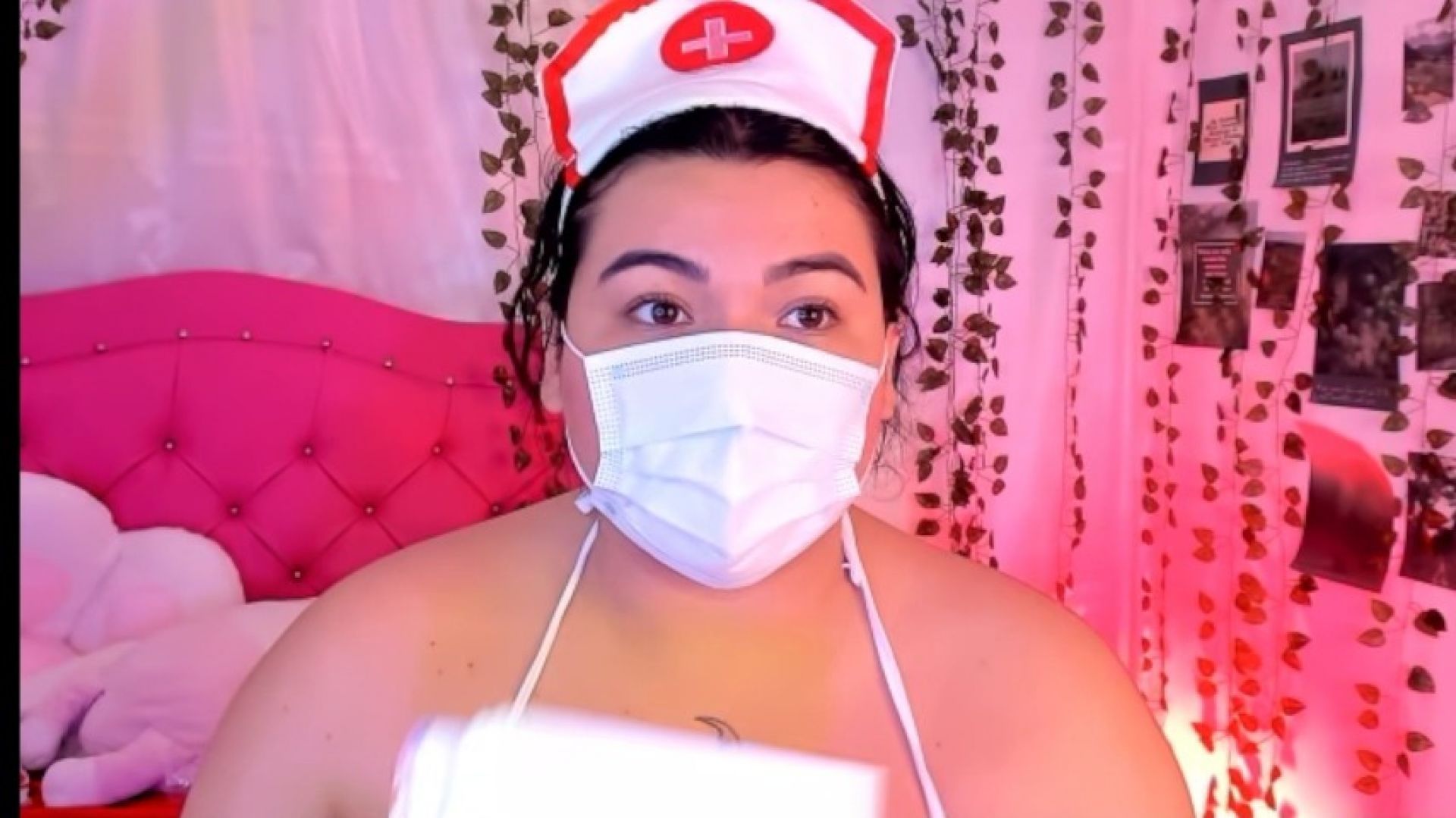 Strict nurse humiliates patient for glove fetish