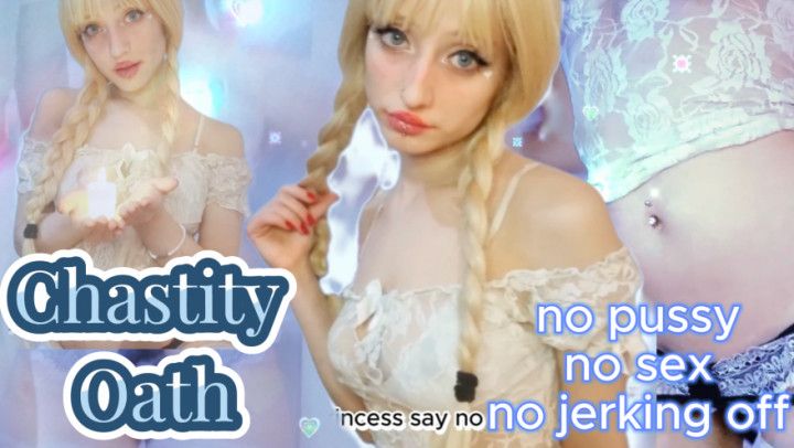 CHASTITY OATH - locktober has started