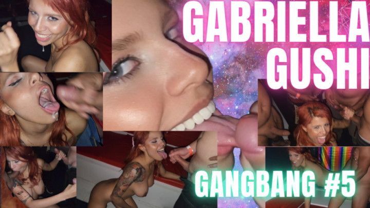 REAL gangbang, unedited! The real deal! With star Gabriella