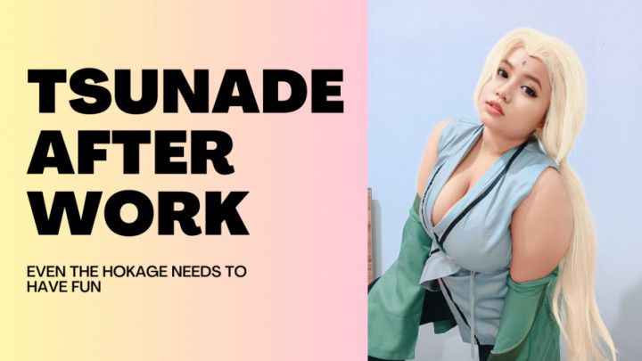 Tsunade Has Fun After Work - Cosplay