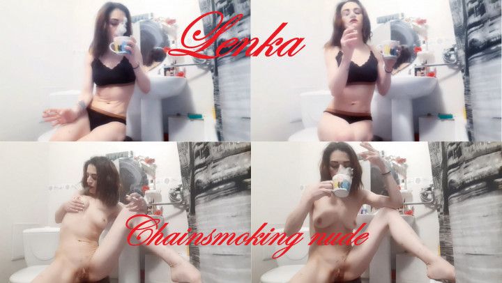 Lenka - chainsmoking nude