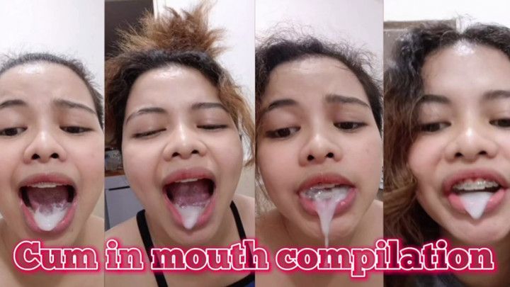 Cum in mouth compilation 17x