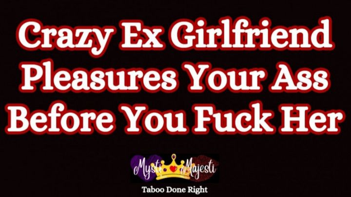 Crazy Ex Girlfriend Pleasures Your Ass Before You Fuck Her