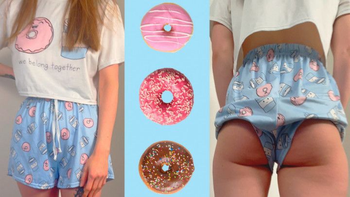 Feeling cute in my doughnut pyjamas