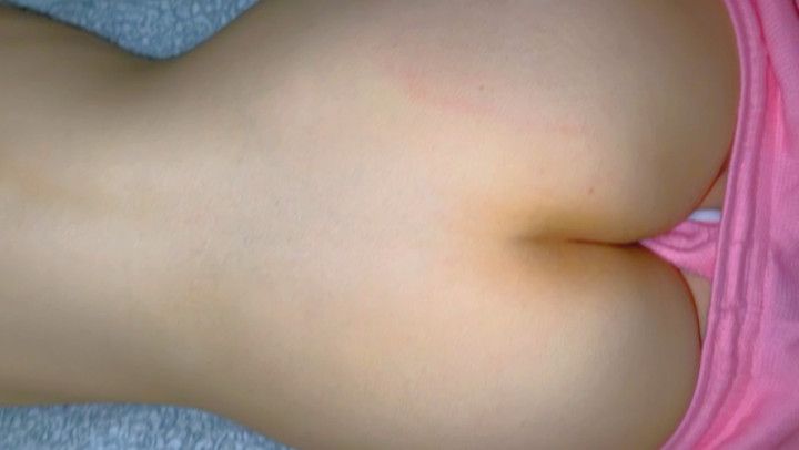 Spanking Daddies Little Girl Tiny Bum &amp; Cumshot