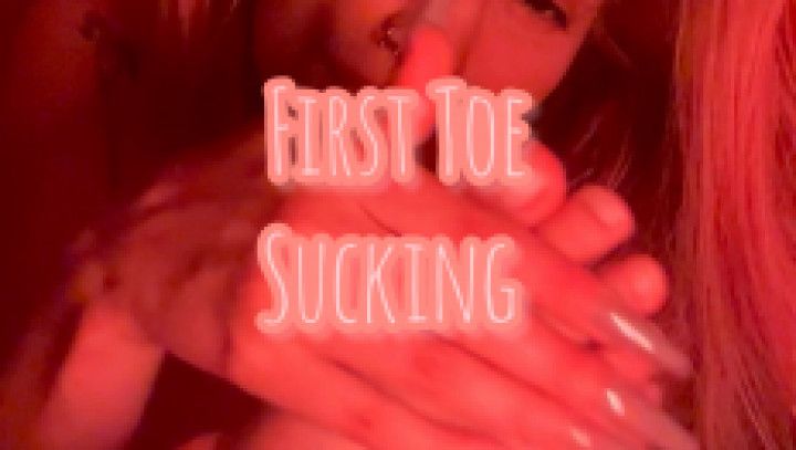 First Toe Sucking