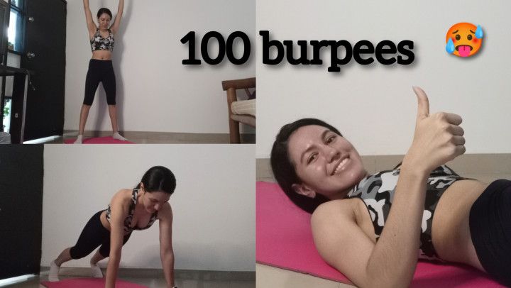 100 burpees challenge