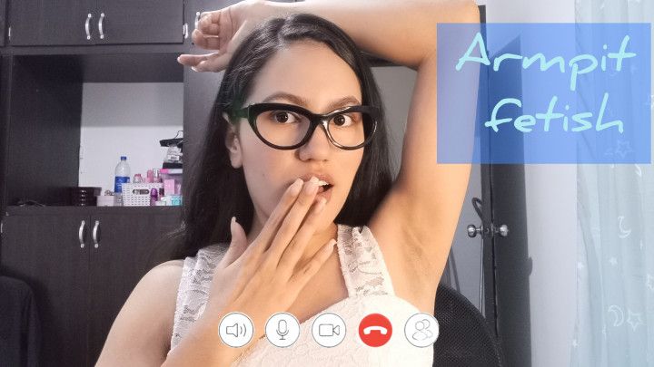 Executive with armpit fetish likes to smell herself