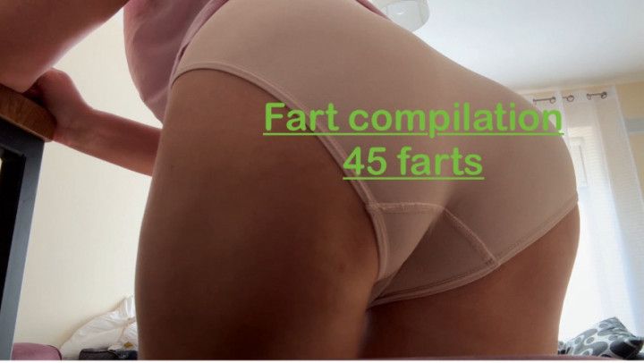 Girl fart compilation 45 in 1