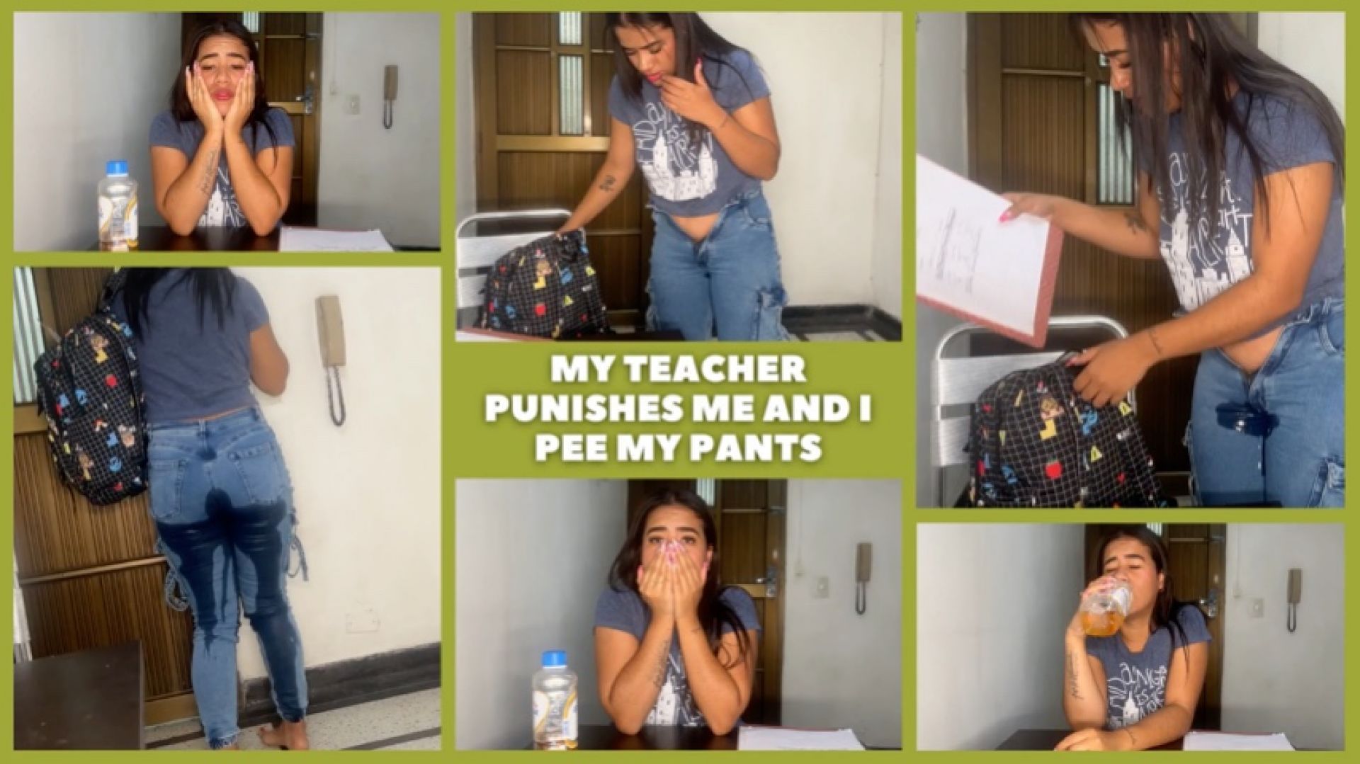 MY TEACHER PUNISH ME AND I PEE MY PANTS