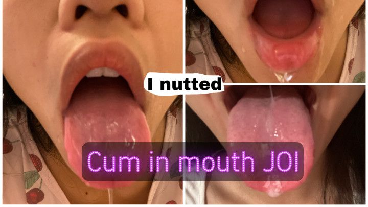 Nut with this, Asian mouth JOI