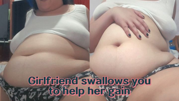 Girlfriend Swallows You To Help Her Gain