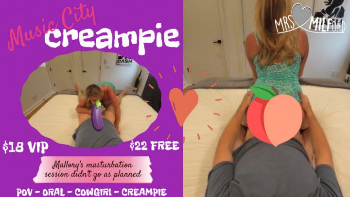 Music City Creampie - B/G Lingerie POV Creampie Sex