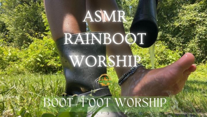 ASMR Rainboot Worship