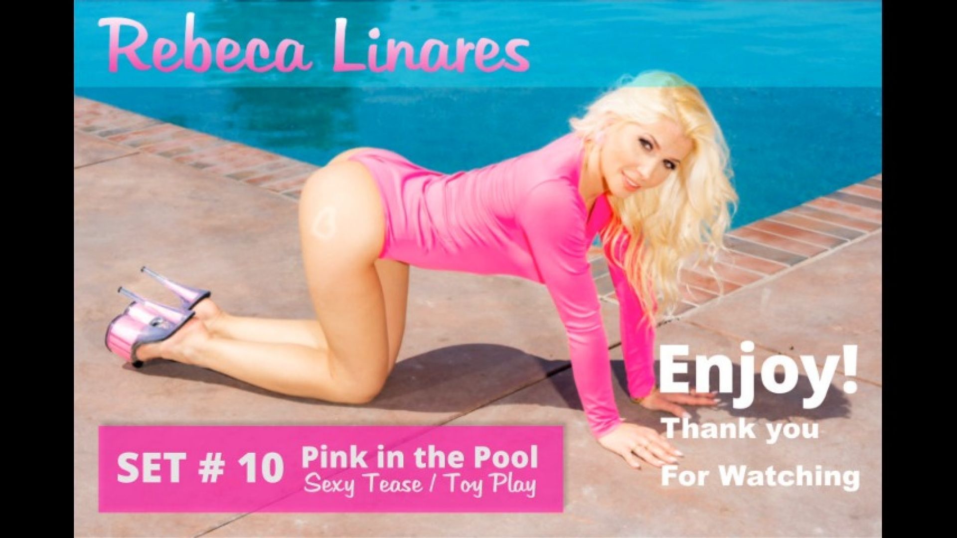 Rebeca Linares 2023. Pink In The Pool